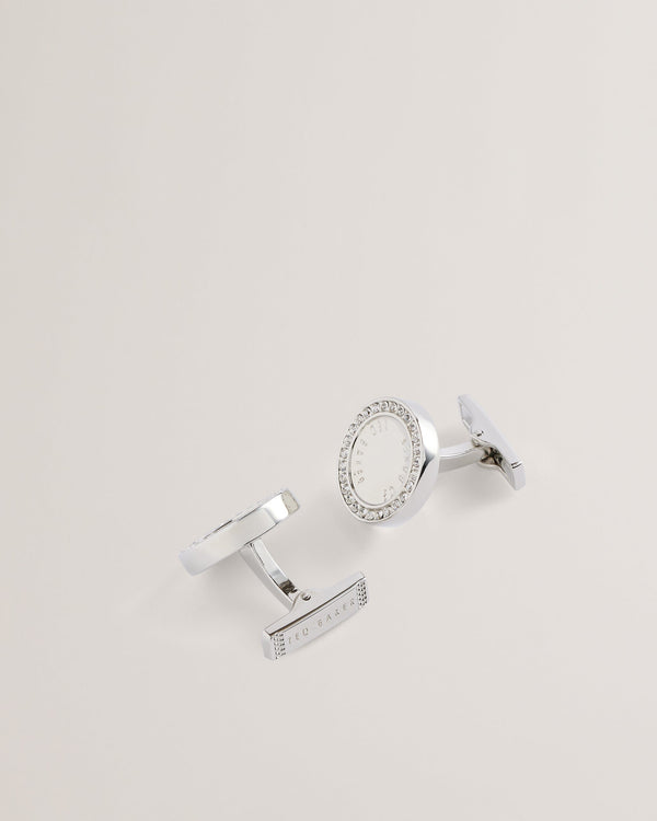 CRUZ-Cufflinks-Round Crystal Cufflinks- Ted Baker Romania